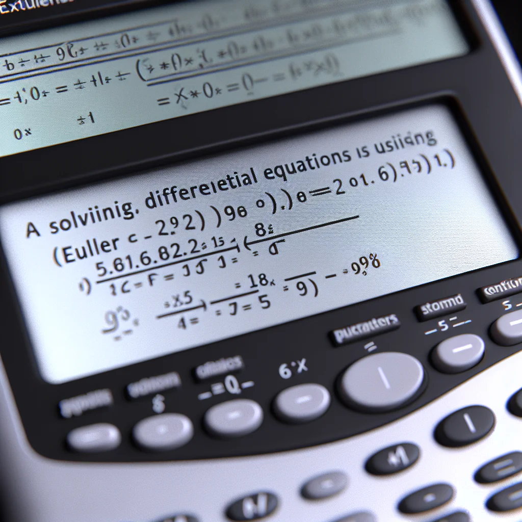 Euler's Method Calculator - Solve ODEs Numerically 2025 Euler's Method Calculator - Solve ODEs Numerically tool showing differential equation solving with step-by-step numerical approximation methods for ODEs