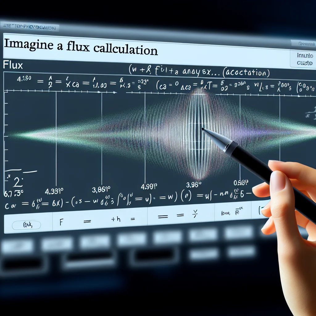 Flux Calculator - Calculate Vector Field Flux ∬F·n 2025 Flux Calculator - Calculate Vector Field Flux ∬F·n Online tool showing vector field analysis and mathematical flux computations with differential equations