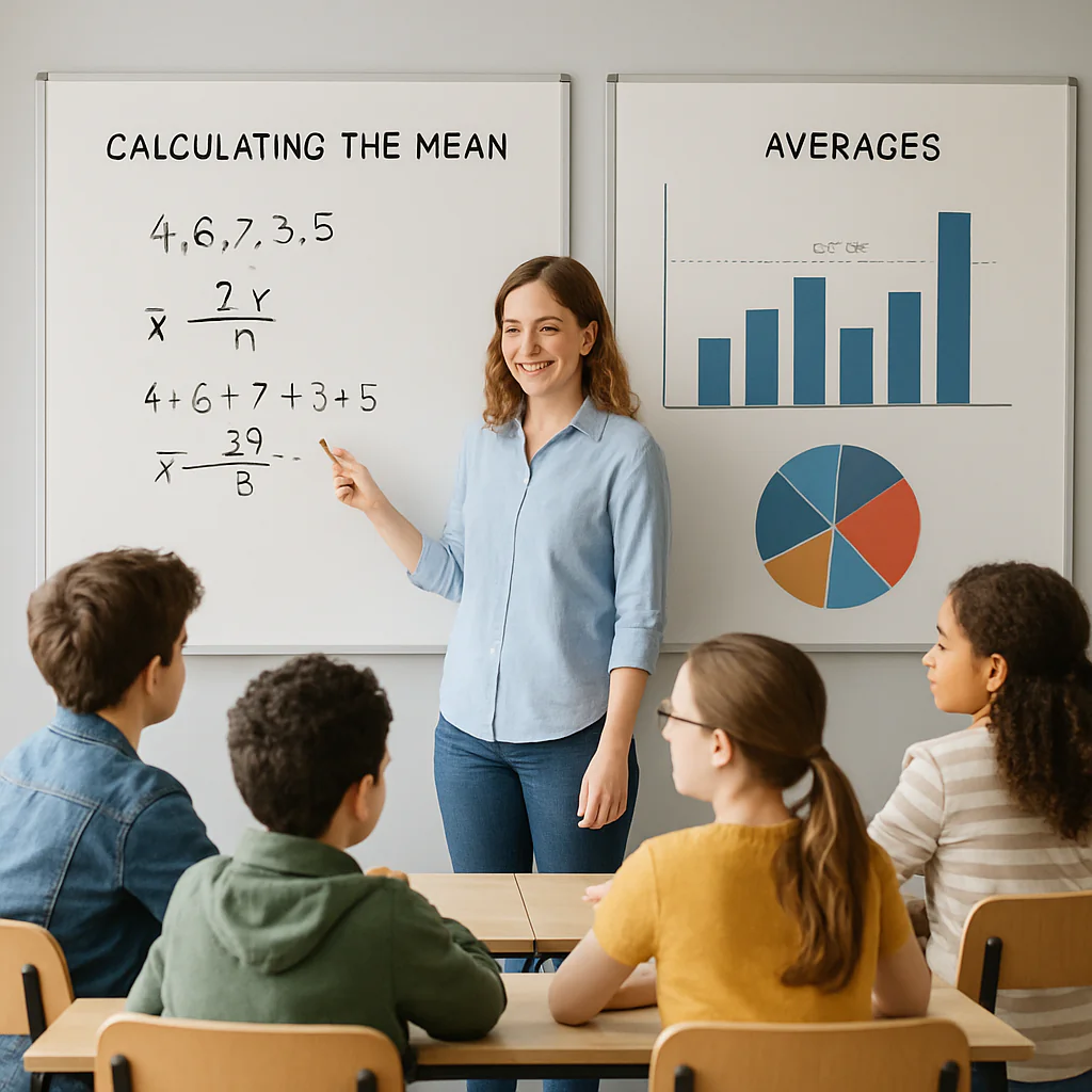 Mean Calculator - Professional calculator interface with step-by-step solutions