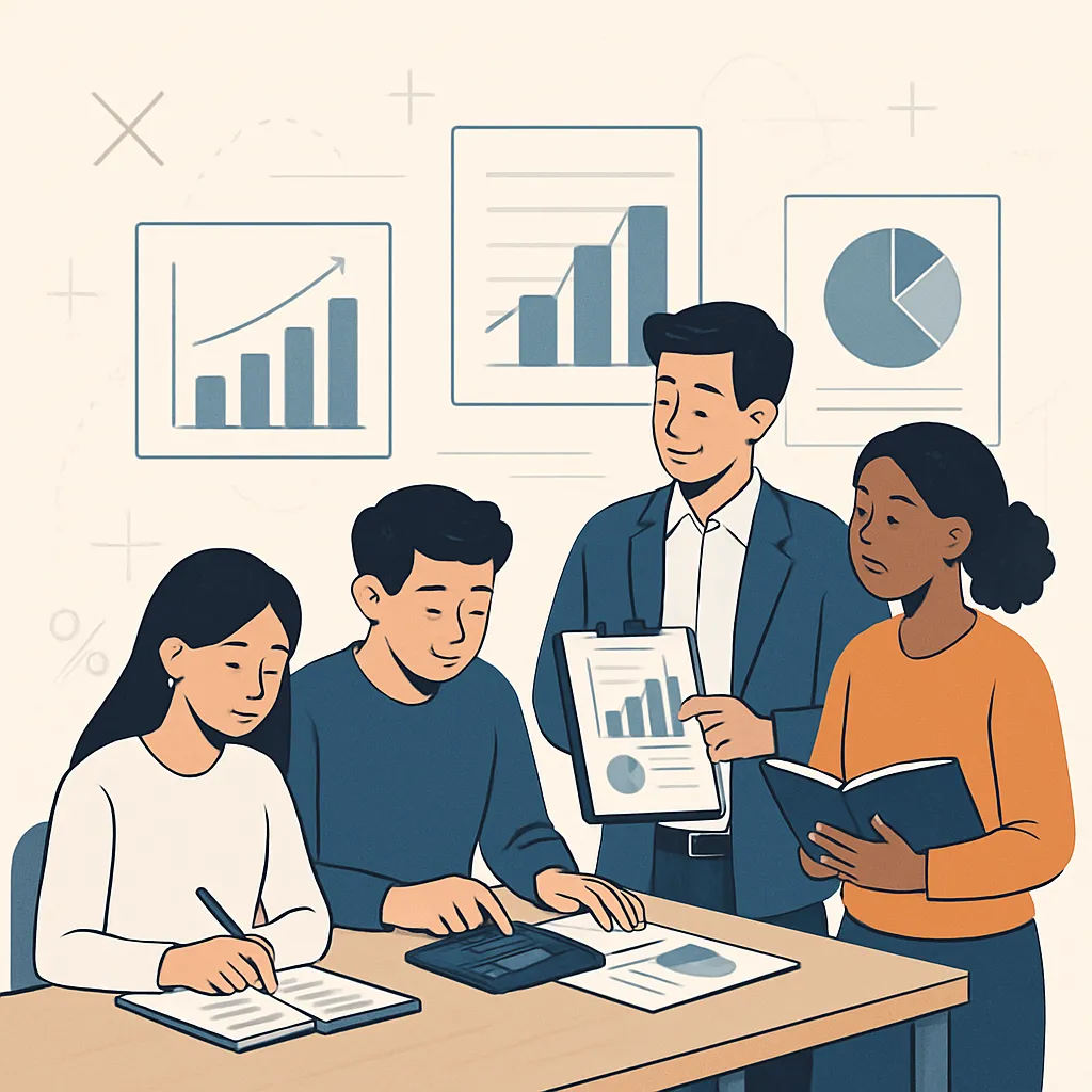 Percentage Calculator - Professional calculator interface with step-by-step solutions