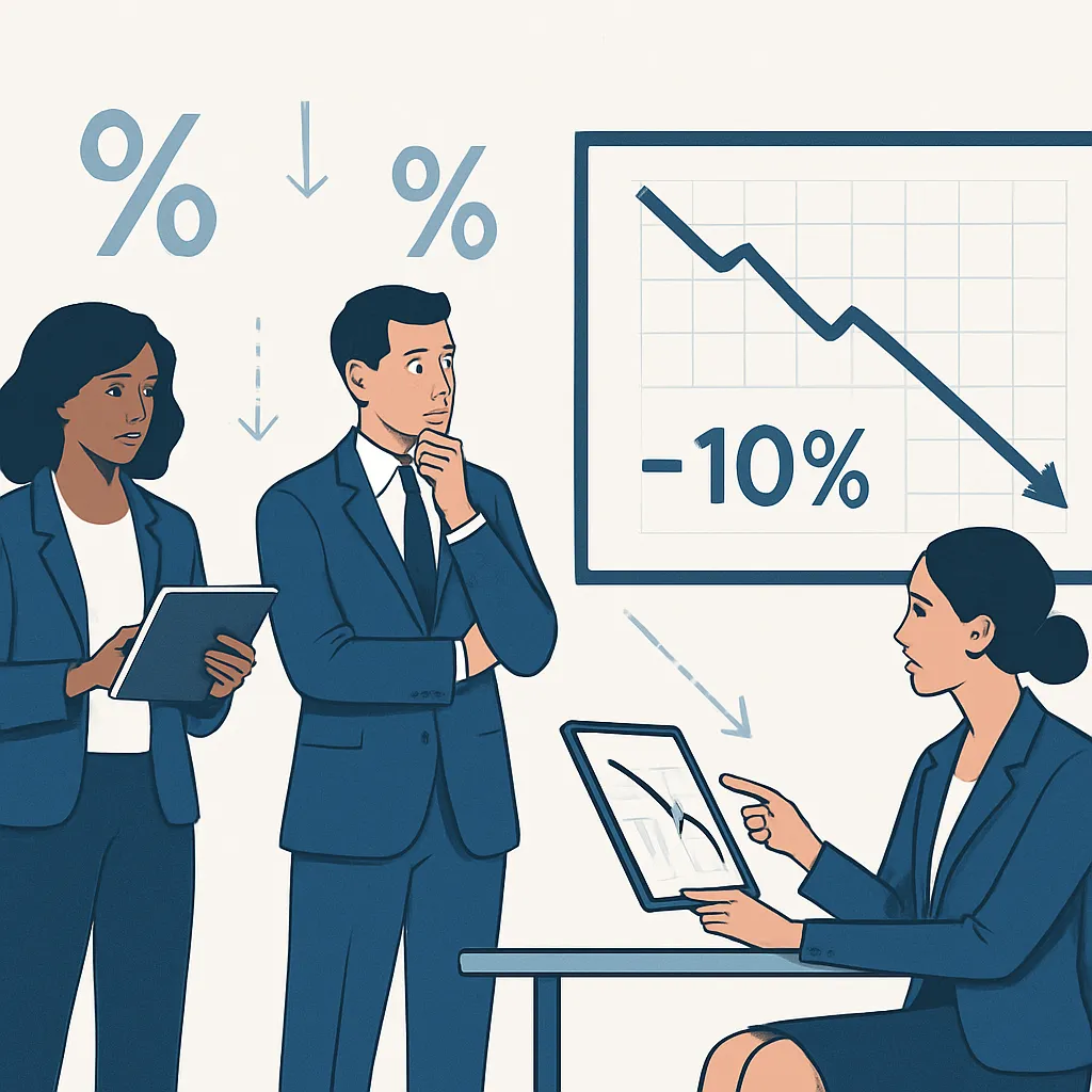 Percentage Decrease Calculator - Professional calculator interface with step-by-step solutions