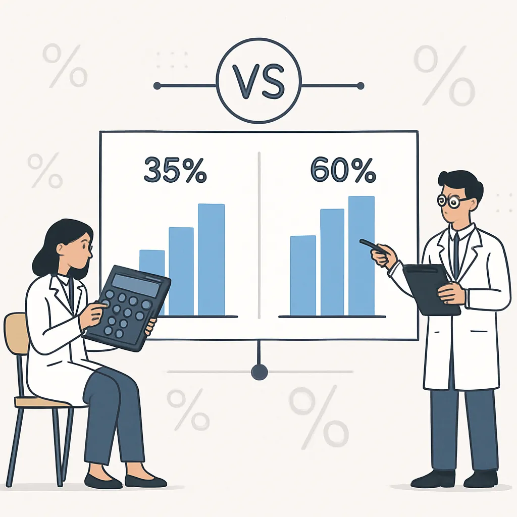 Percentage Difference Calculator Hero Interface with Step-by-Step Guidance Percentage Difference Calculator - Compare % Values — compare two values symmetrically, note direction, and show step‑by‑step calculations.