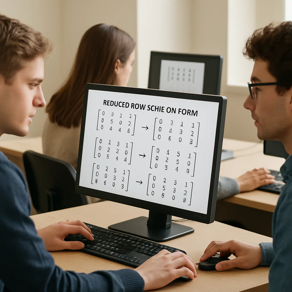 RREF Calculator - Professional calculator interface with step-by-step solutions