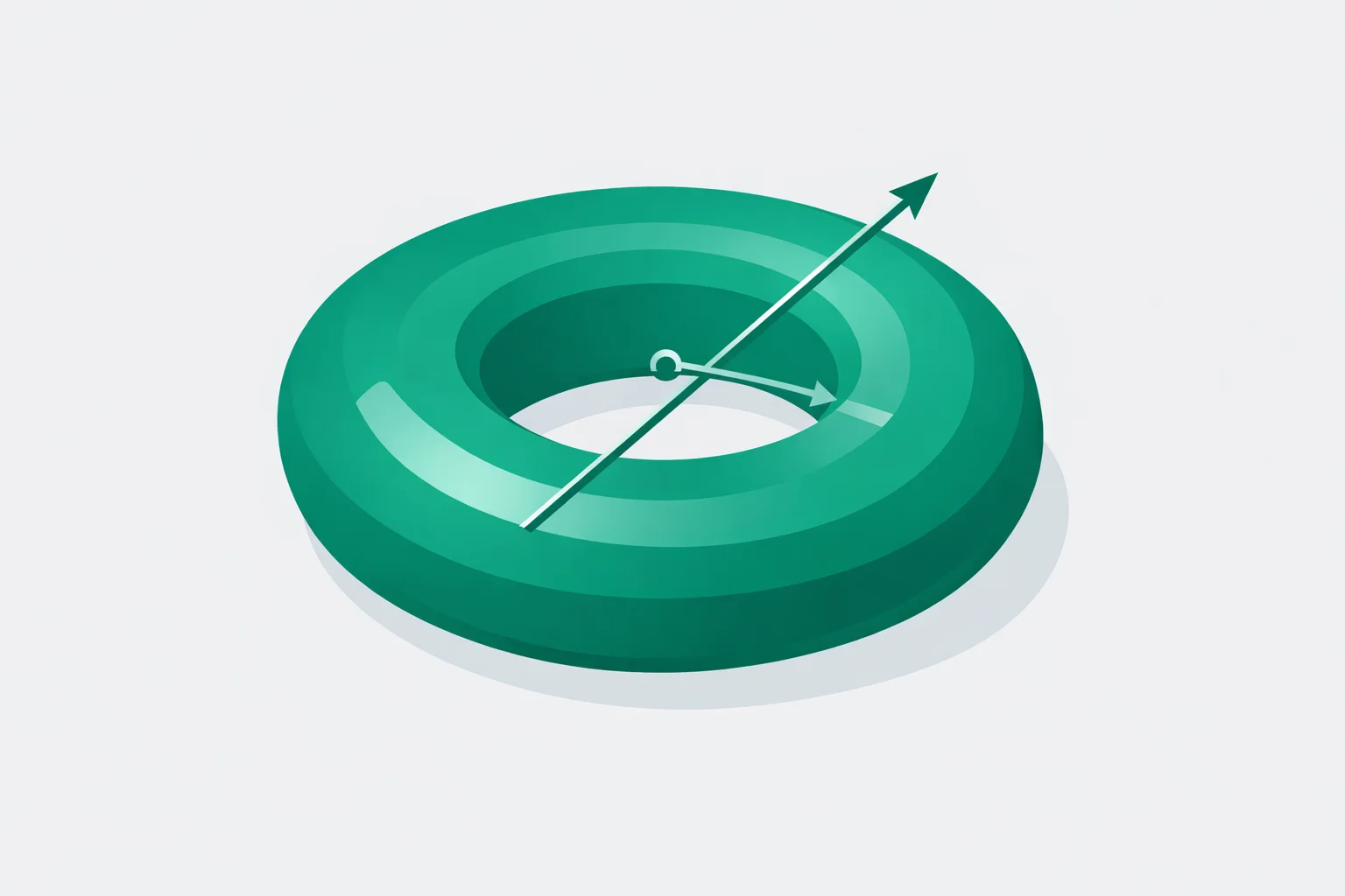 Torus Calculator - Volume and Surface Area from R and r Torus calculator diagram of a doughnut-shaped solid with major radius R and minor radius r marked for volume and surface area