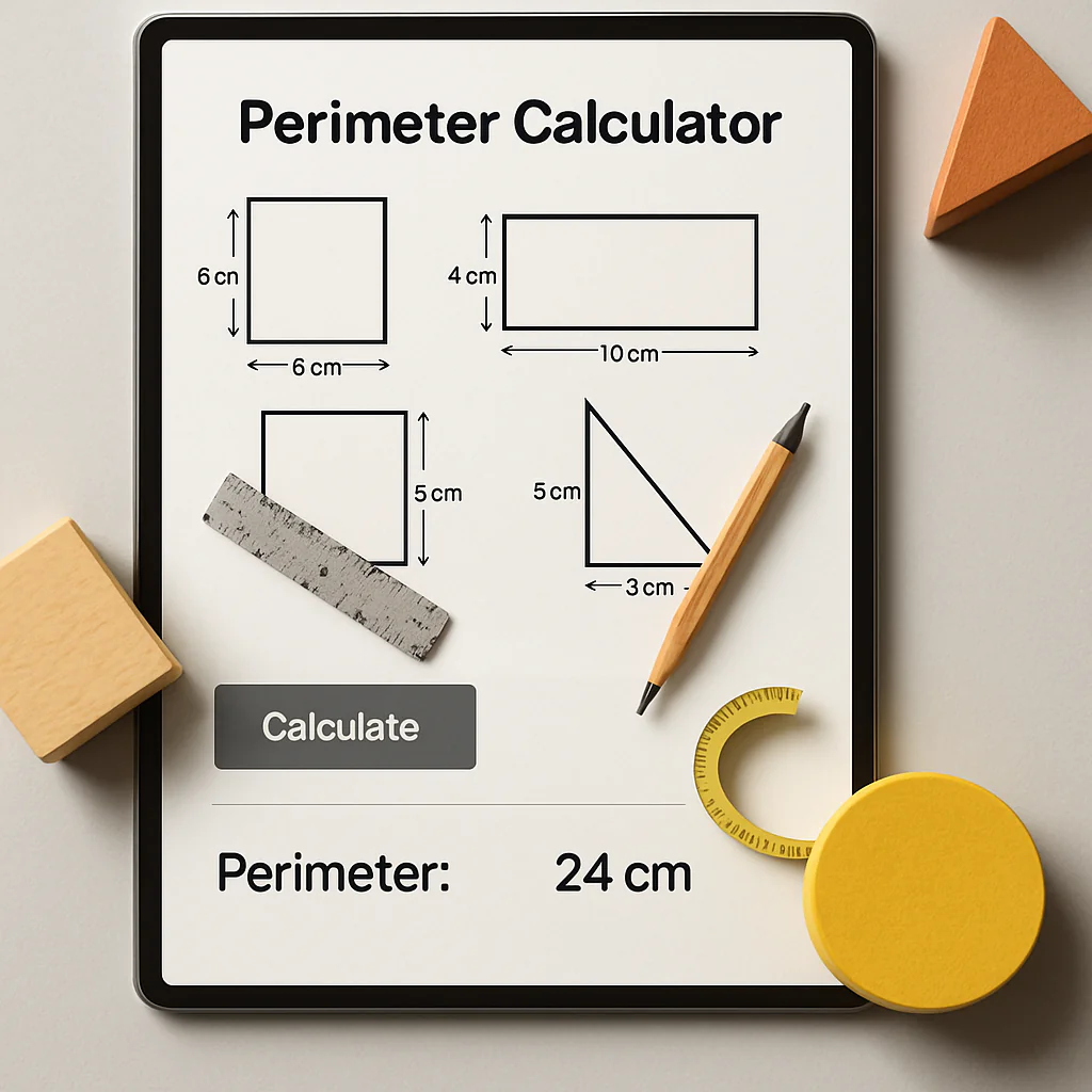 Perimeter Calculator - Calculate Shape Perimeters Online Perimeter Calculator professional geometry tool for calculating perimeter measurements of various shapes including rectangles, squares, circles, triangles